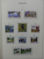 Europa Cept 1994-2002 postfrisch besammelt im Leuchtturm Binder #LZ680