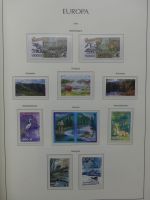 Europa Cept 1994-2002 postfrisch besammelt im Leuchtturm Binder #LZ680