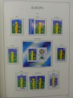 Europa Cept 1994-2002 postfrisch besammelt im Leuchtturm Binder #LZ680