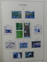 Europa Cept 1994-2002 postfrisch besammelt im Leuchtturm Binder #LZ680