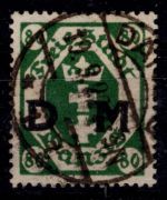 Danzig Portomarken 16 gestempelt Befund Soecknick BPP #OH581