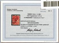 Danzig 202 PF I gestempelt Befund Soecknick BPP #OH766