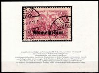 Memel 36 a postfrisch Befund Huylemans BPP #OF991