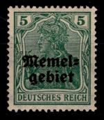 Memel 1c mit Falz geprüft Huylemans BPP #OH931