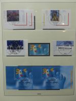BRD Bund 2001/02 gestempelt besammelt * Vordruck für ** im Lindner Album #LZ719