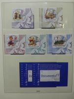 BRD Bund 2001/02 gestempelt besammelt * Vordruck für ** im Lindner Album #LZ719