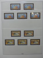 BRD Bund 2001/02 gestempelt besammelt * Vordruck für ** im Lindner Album #LZ719