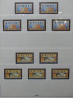 BRD Bund 2001/02 gestempelt besammelt * Vordruck für ** im Lindner Album #LZ719