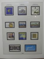 BRD Bund 2001/02 gestempelt besammelt * Vordruck für ** im Lindner Album #LZ719