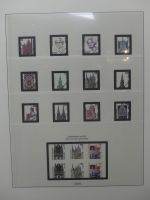 BRD Bund 2001/02 gestempelt besammelt * Vordruck für ** im Lindner Album #LZ719
