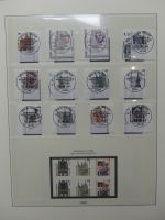 BRD Bund 2001/02 gestempelt besammelt * Vordruck für ** im Lindner Album #LZ719