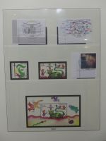 BRD Bund 2001/02 gestempelt besammelt * Vordruck für ** im Lindner Album #LZ719