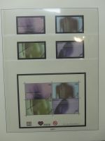 BRD Bund 2001/02 gestempelt besammelt * Vordruck für ** im Lindner Album #LZ719