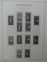 BRD Bund Vordruck Zusammendrucke, leer im Leuchtturm Binder #LZ722
