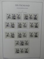BRD Bund Vordruck Zusammendrucke, leer im Leuchtturm Binder #LZ722