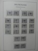 BRD Bund Vordruck Zusammendrucke, leer im Leuchtturm Binder #LZ722