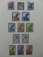 Europa/Cept ab 1956 dual teilbesammelt im Safe Vordruck #LZ734