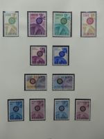 Europa/Cept ab 1956 dual teilbesammelt im Safe Vordruck #LZ734