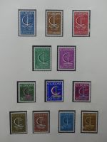 Europa/Cept ab 1956 dual teilbesammelt im Safe Vordruck #LZ734