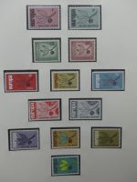 Europa/Cept ab 1956 dual teilbesammelt im Safe Vordruck #LZ734