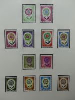 Europa/Cept ab 1956 dual teilbesammelt im Safe Vordruck #LZ734