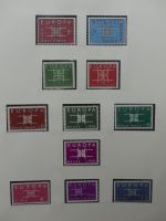 Europa/Cept ab 1956 dual teilbesammelt im Safe Vordruck #LZ734