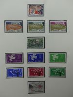 Europa/Cept ab 1956 dual teilbesammelt im Safe Vordruck #LZ734