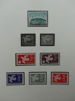 Europa/Cept ab 1956 dual teilbesammelt im Safe Vordruck #LZ734