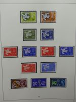 Europa/Cept ab 1956 dual teilbesammelt im Safe Vordruck #LZ734