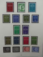 Europa/Cept ab 1956 dual teilbesammelt im Safe Vordruck #LZ734