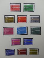 Europa/Cept ab 1956 dual teilbesammelt im Safe Vordruck #LZ734