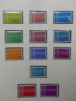 Europa/Cept ab 1956 dual teilbesammelt im Safe Vordruck #LZ734