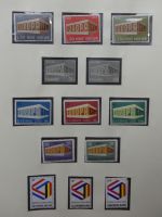 Europa/Cept ab 1956 dual teilbesammelt im Safe Vordruck #LZ734