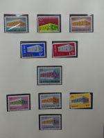 Europa/Cept ab 1956 dual teilbesammelt im Safe Vordruck #LZ734