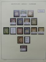 Deutsches Reich mit etlichen geprüften Werten im Schaubek Vordruck #LZ749