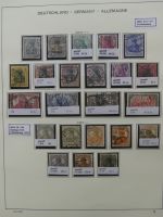 Deutsches Reich mit etlichen geprüften Werten im Schaubek Vordruck #LZ749