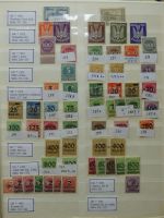 Deutsches Reich mit etlichen geprüften Werten im Schaubek Vordruck #LZ749