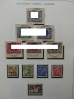 Deutsches Reich mit etlichen geprüften Werten im Schaubek Vordruck #LZ749