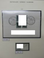 Deutsches Reich mit etlichen geprüften Werten im Schaubek Vordruck #LZ749