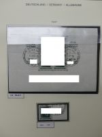 Deutsches Reich mit etlichen geprüften Werten im Schaubek Vordruck #LZ749