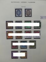 Deutsches Reich mit etlichen geprüften Werten im Schaubek Vordruck #LZ749