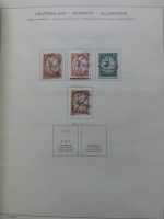 Deutschland Allge. ab Brustschild mit Höchstwerten im Schaubek Vordruck #LZ759