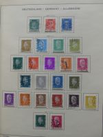 Deutschland Allge. ab Brustschild mit Höchstwerten im Schaubek Vordruck #LZ759
