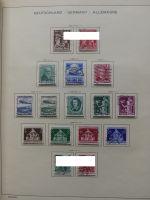 Deutschland Allge. ab Brustschild mit Höchstwerten im Schaubek Vordruck #LZ759