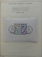 Deutschland Allge. ab Brustschild mit Höchstwerten im Schaubek Vordruck #LZ759