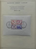 Deutschland Allge. ab Brustschild mit Höchstwerten im Schaubek Vordruck #LZ759