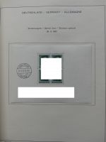 Deutschland Allge. ab Brustschild mit Höchstwerten im Schaubek Vordruck #LZ759