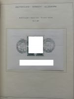 Deutschland Allge. ab Brustschild mit Höchstwerten im Schaubek Vordruck #LZ759