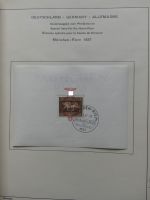 Deutschland Allge. ab Brustschild mit Höchstwerten im Schaubek Vordruck #LZ759