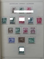 Deutschland Allge. ab Brustschild mit Höchstwerten im Schaubek Vordruck #LZ759